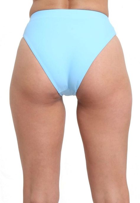 Bikini calzon alto celeste-1