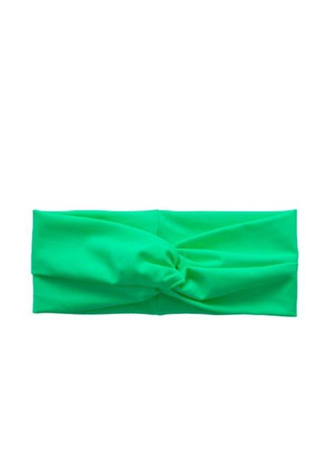 Cintillo de lycra verde-0