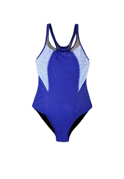Deportivo con transparencia estampado azul-0