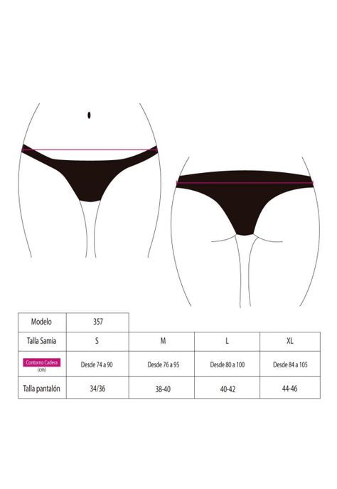 Calzón bikini clásico estampado azul-3