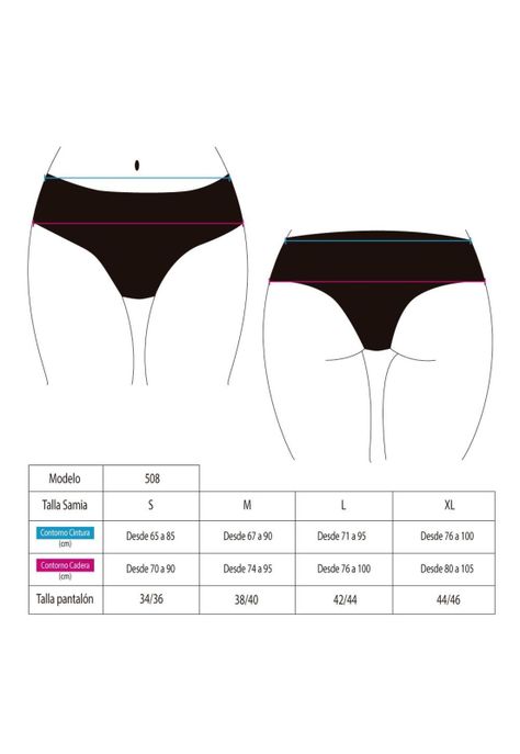 Bikini short falda negro-3