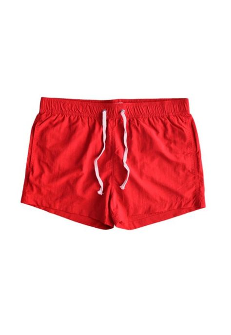 Short corto para hombre color rojo-0