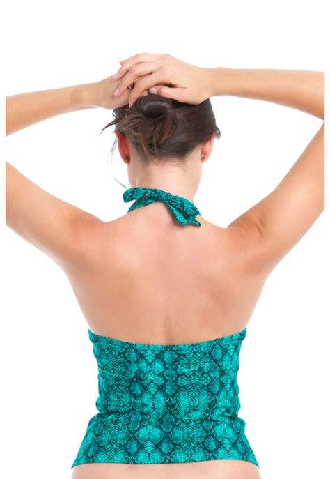 Tankini lazos estampado animal print-1