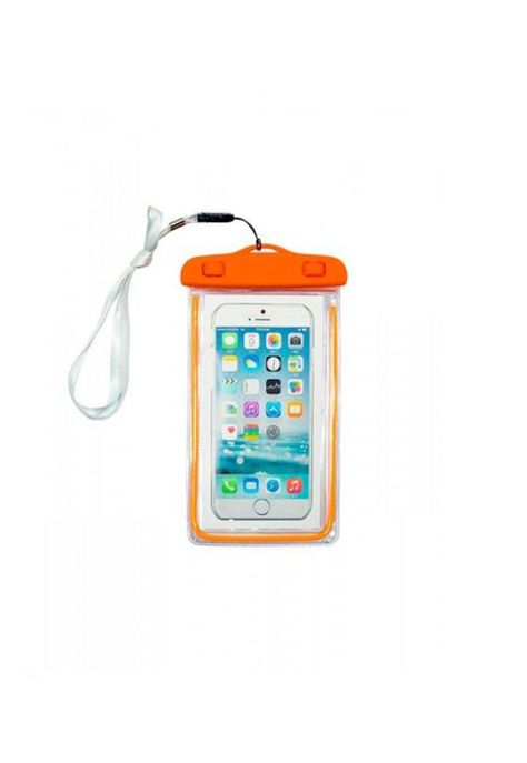 Estuche a prueba de agua naranja-0