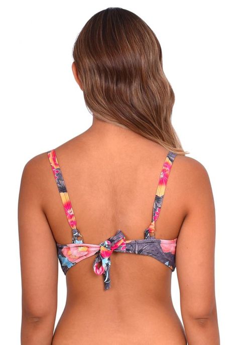 Bikini busto grande estampado gris-1