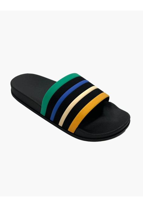 Sandalias mujer goma naranja-0