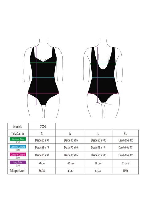 Traje de baño rebajado argolla negro-3