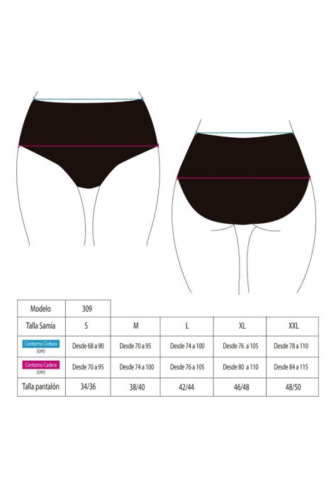 Bikini calzón pin up doble uso morado-1
