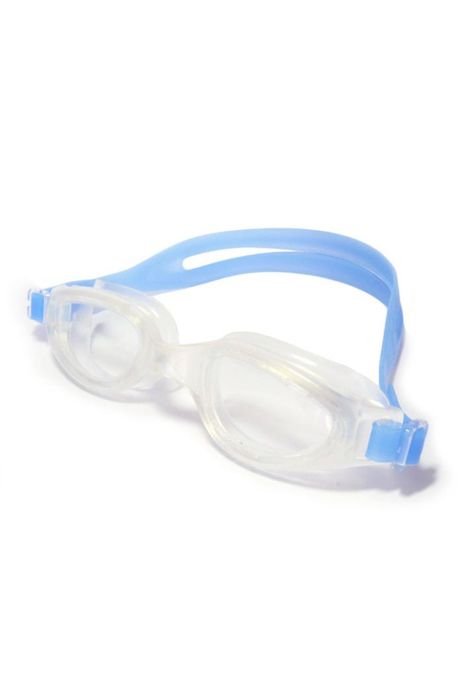 Lente para natación con correa de silicona azul-3