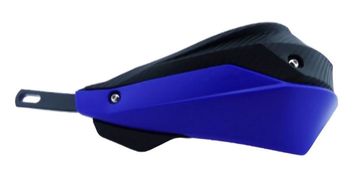 PROTECTOR DE MANILLAR PARA MOTO BASE METAL NEGRA SET X 2 PCS azul-0