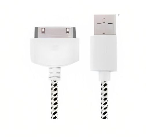 CABLE USB TEXTIL  2.0 IPOD/IPHONE/IPAD -0