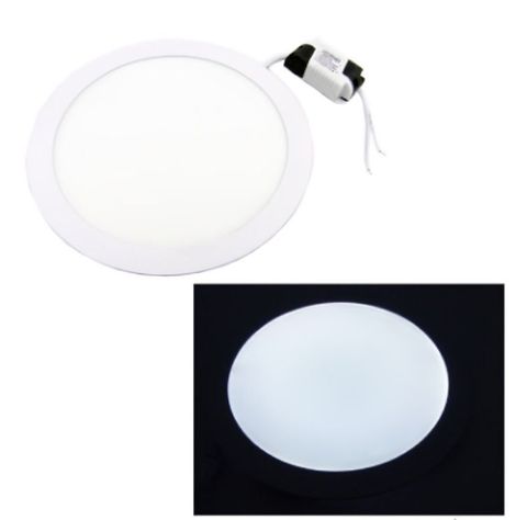 FOCO LED PANEL 18 WATT EMBUTIDO REDONDO LUZ FRIA PARA CIELO FALSO -1