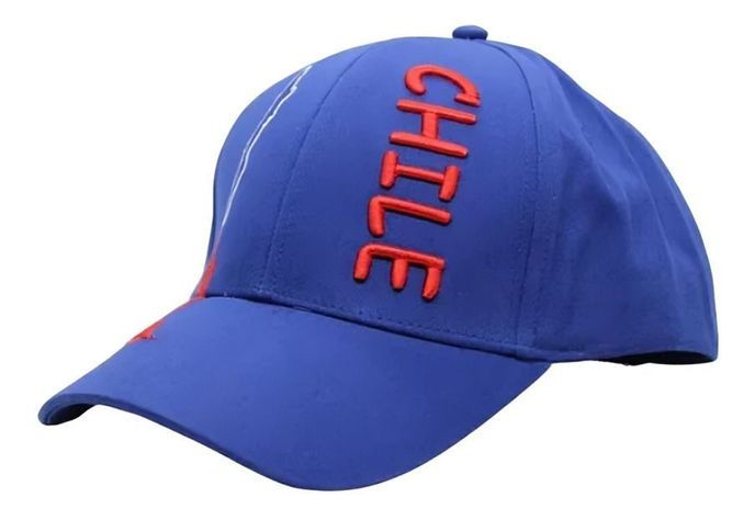  Gorro Jockey Mapa Chile Azul-1