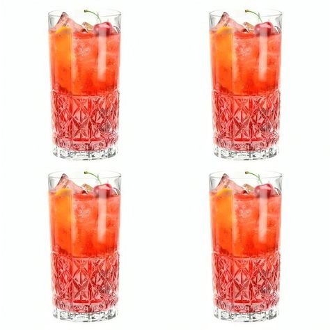 SET 4 VASOS MIX DRINKS VINTAGE GLASSO-1