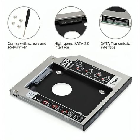 Caddy Adaptador 12.7mm Notebook SataSsd-3