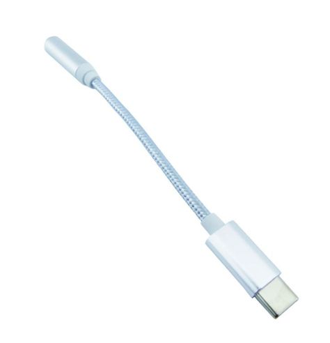 CABLE ADAPTADOR TYPE-C A JACK 3.5 HEMBRA PUNTA METAL COMPATIBLE CON IP15-0