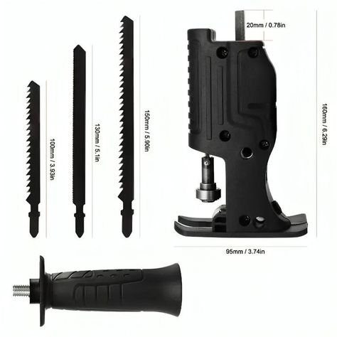Adaptador Taladro Sierra Sable Reciproca Convertidor Cambio-3