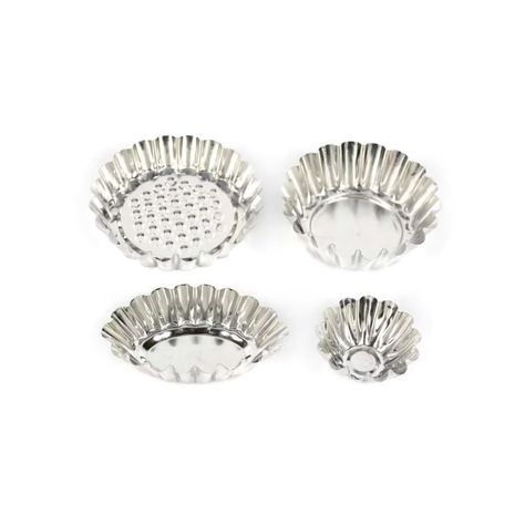 Set De  Moldes Para Tartas Metálico-1
