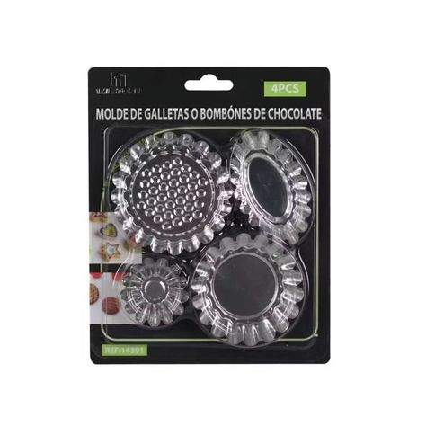 Set De  Moldes Para Tartas Metálico-2
