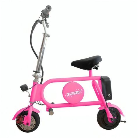 BICICLETA SIN PEDALES ELECECTRICA BALOGO IB-BK600 ROSADO-2
