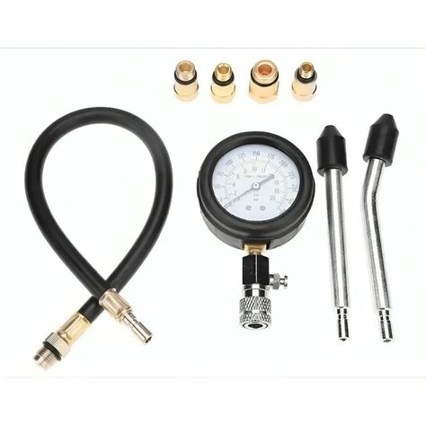 Kit Medidor Manómetro Presión Combustible 8 Piezas-1