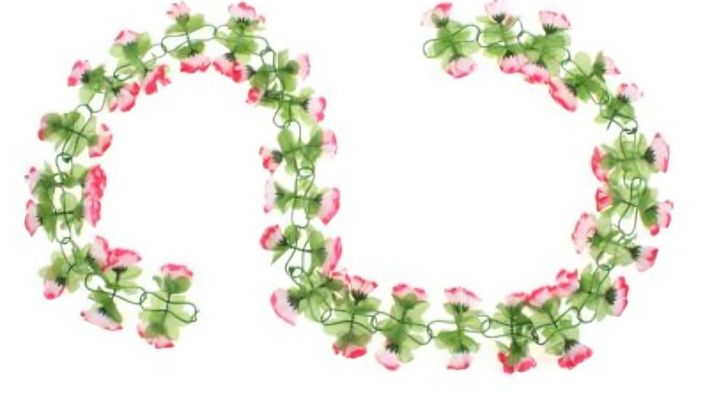 SET DE 3 TIRAS DE FLORES 190CM-0
