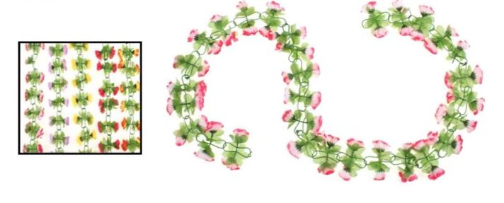 SET DE 3 TIRAS DE FLORES 190CM-1
