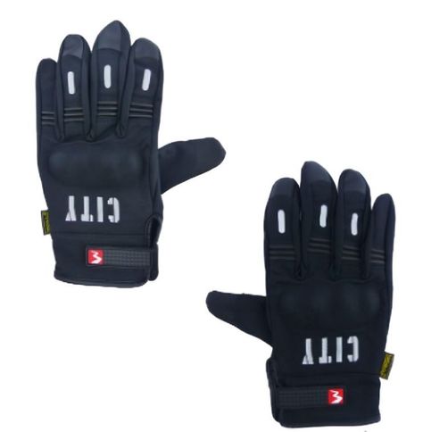 GUANTE PARA MOTO TOUCH MAD BIKE MOD.CITY CON PROTECCION DISPONIBLE NEGRO BOLSA  -1