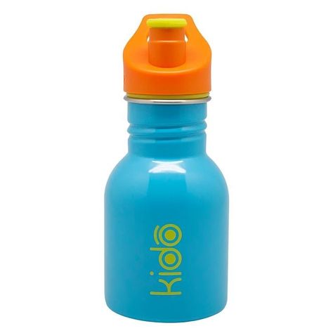 BOTELLA METALICA 335ML KEEP KIDO CELESTE-0