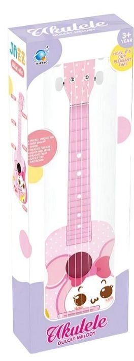 GUITARRA MUSICAL ROSADA-1