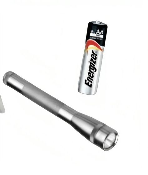 Linterna Metalica Led Blanco Brillante-0