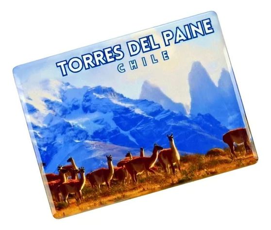 Pack 4 Imán Cerámica Torres Del Paine-0