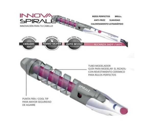 RIZADOR ONDULADOR DE PELO GAMA INNOVA SPIRALE -2