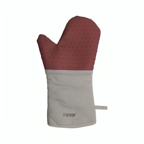 GUANTE DE COCINA KEEP Antideslizantes Resistentes Al Calor  Rojo-0