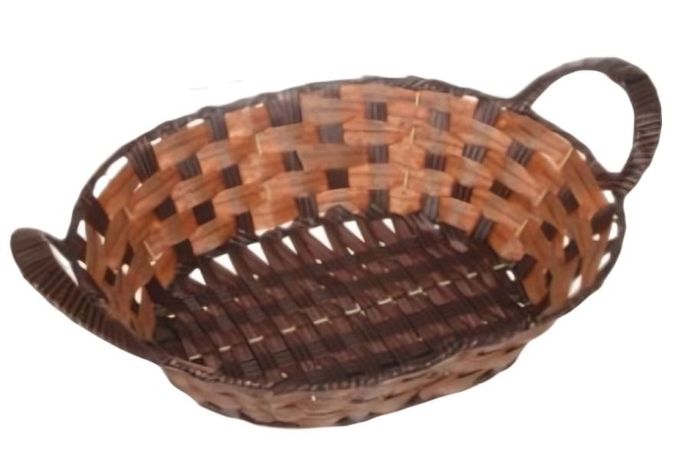 CESTA MARRON 39 X 25 X 6CM-0