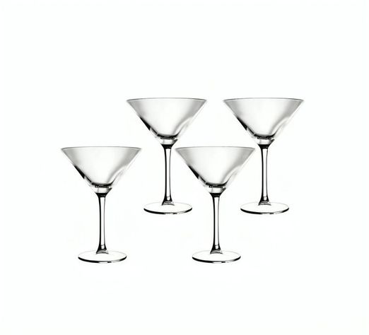 SET 4 COPAS MARTINI GLASSO-1