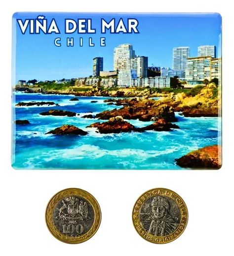 Pack 4 Imán Cerámica Vina del mar-0