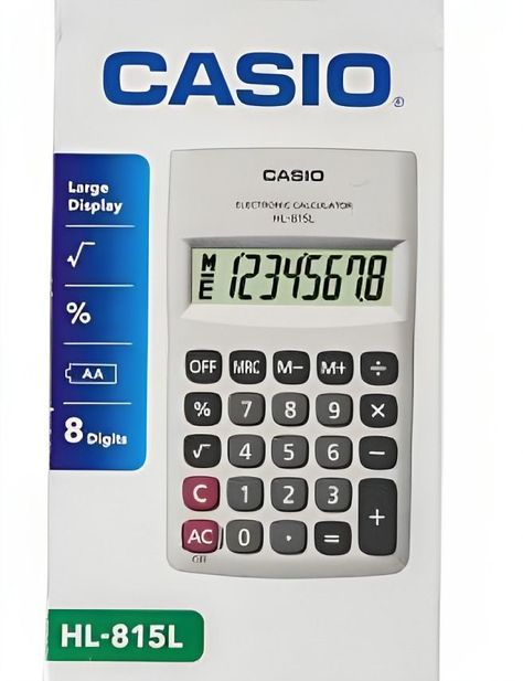 CALCULADORA  PORTATIL CASIO-1