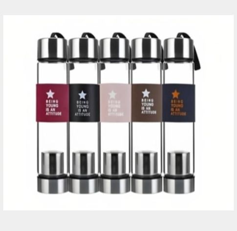 Botella c/ Infusor 450ml Negro-0