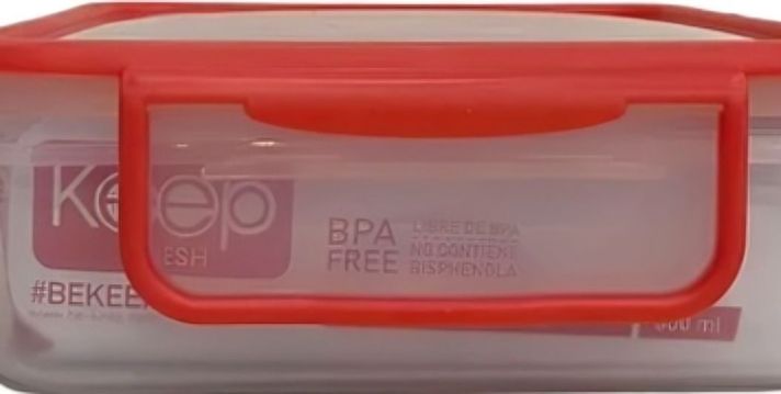 HERMETICO PP 1400 ML CUADRADO ROJO-1