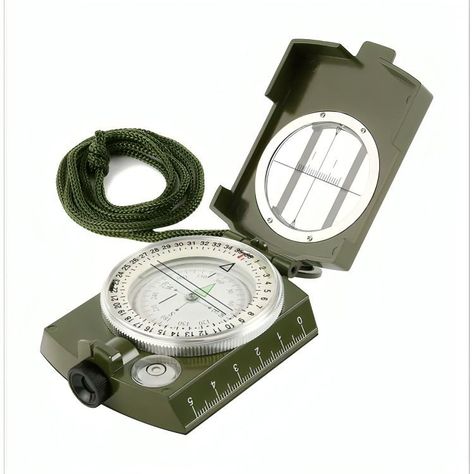 Brújula Militar Luminosa Multifunción Con Inclinómetro Ip65-0