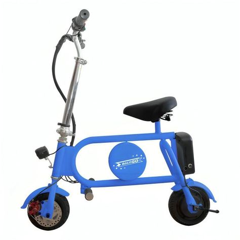 BICICLETA SIN PEDALES ELECECTRICA BALOGO IB-BK600 AZUL-2