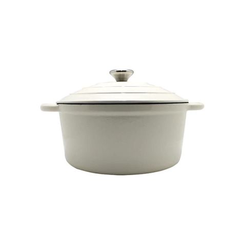 OLLA  IRON CAST 22 CM  WHITE KEEP-0