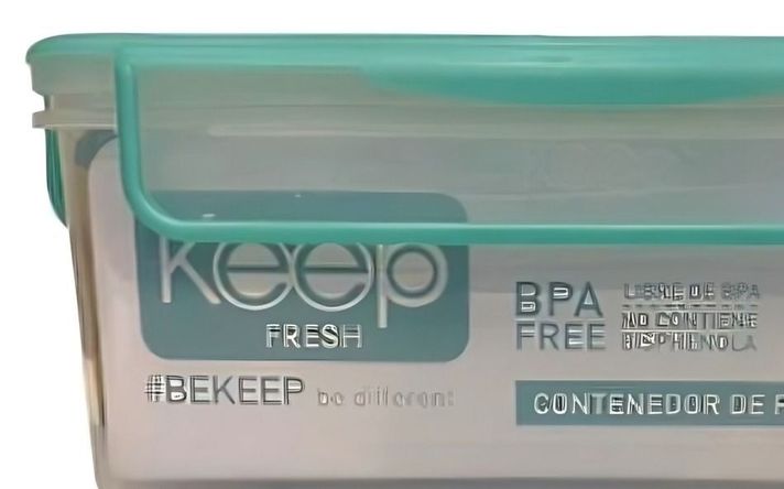 HERMETICO PP 2300 ML RECTANGULAR VERDE-1