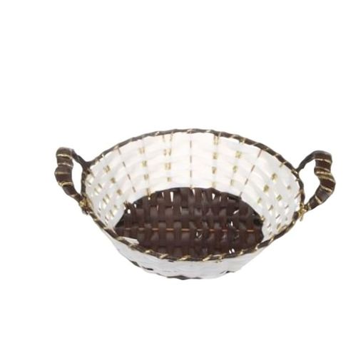 CESTA MARRON 36 X 29 X 6CM-0