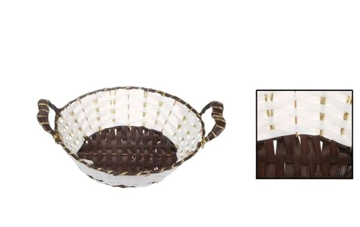 CESTA MARRON 36 X 29 X 6CM-1