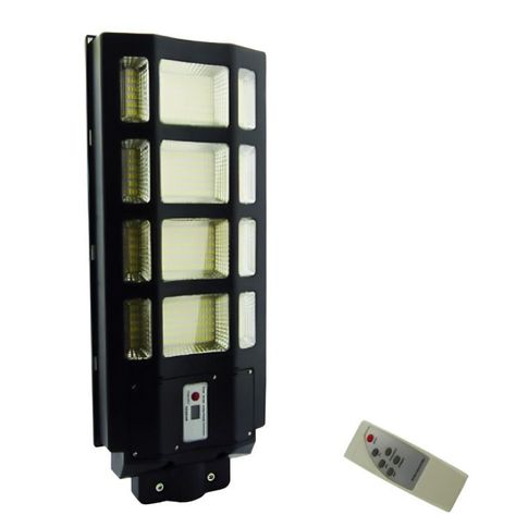 FOCO PARA POSTE SOLAR 400W CON 12 PLACAS 528 LED -0