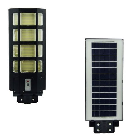 FOCO PARA POSTE SOLAR 400W CON 12 PLACAS 528 LED -1