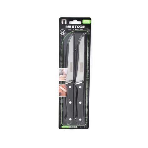 SET 4 CUCHILLOS 23.5CM NEGRO-0