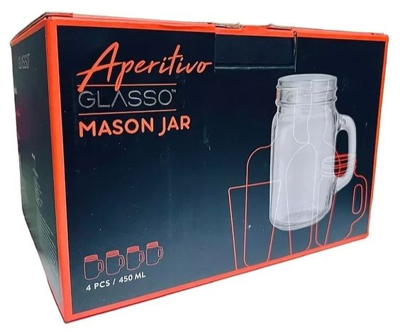 SET 4 VASOS MOJITO MASON GLASSO-2